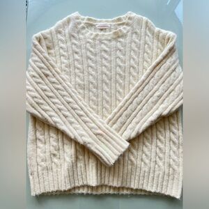 Blackup Oversized Wool Blend Knitted Sweater